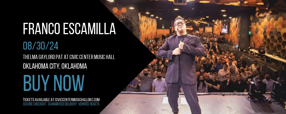 Franco Escamilla at Thelma Gaylord PAT At Civic Center Music Hall